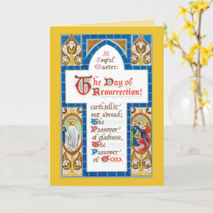 Cartão Uma placa de Páscoa alegre (RT 02)