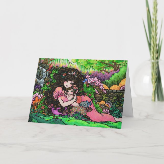 Cartão "Uma Princesa é Nascer" Nova Carteira Princesa (Frente)