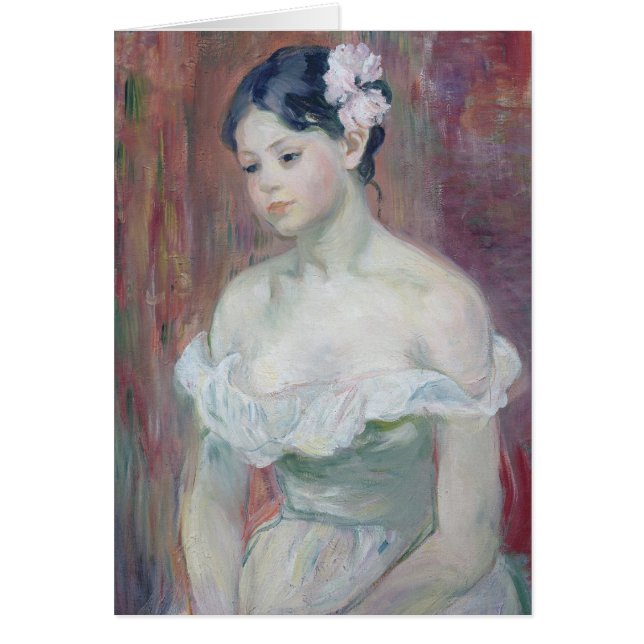 Cartão Uma rapariga, 1893 (Frente)