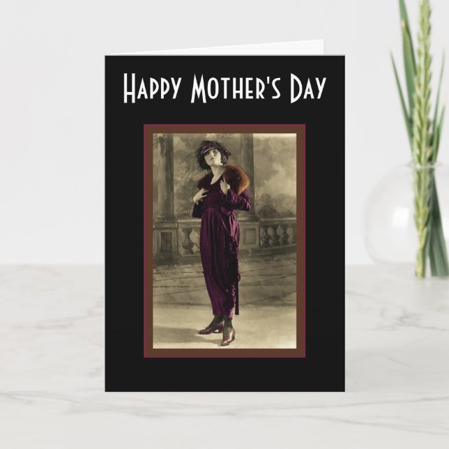 Cartão Uma Senhora Foxy (Frente)