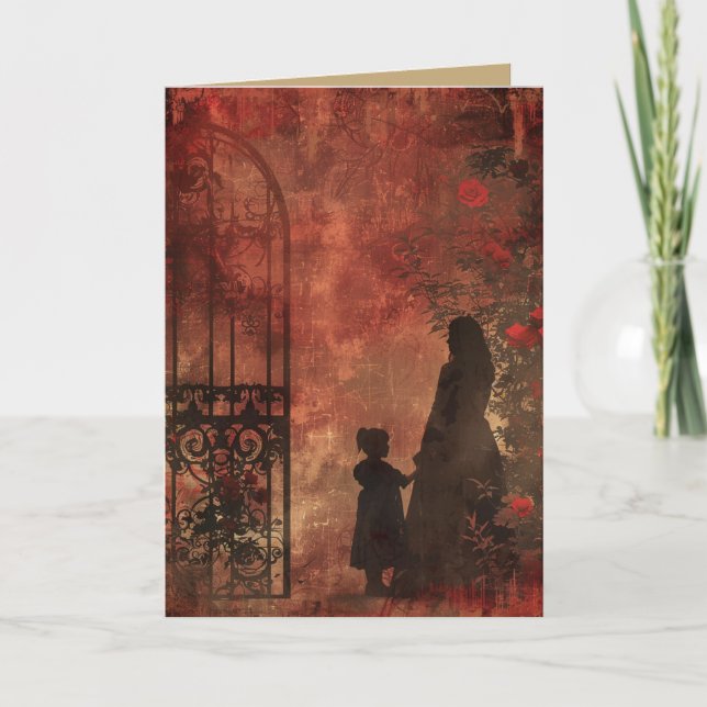 Cartão Uma Série de Mãe Gótica Design #3 (Frente)