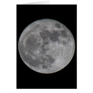 Cartão Uma Super Lua em Sedona