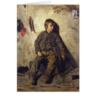 Cartão Uma varredura de chaminé de Sabóia, 1832