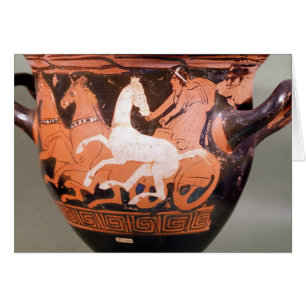 Cartão Uma vermelho-figura krater do sino