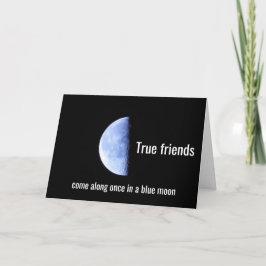 Cartão Uma Vez Na Lua Azul