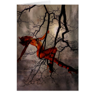 Cartão Uma vez que selvagem