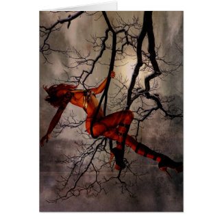 Cartão Uma vez que selvagem