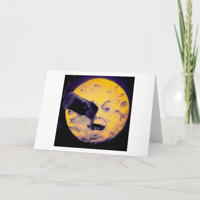 Cartão Uma viagem ao pesadelo do roxo do sono profundo da (Frente)