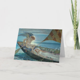 Cartão Uma Viagem de Sonho   Walter Crane