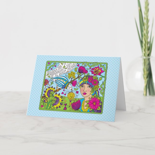 Cartão Uma Vida Ocupada_Saudação (Frente)