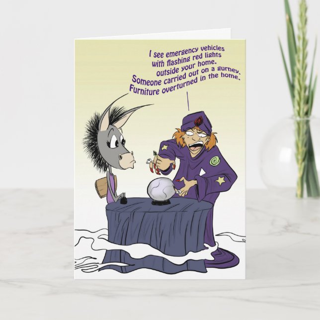 Cartão Uma visita a uma psicologia (Frente)