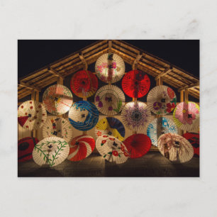 Cartão Umbrellas Japonês