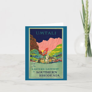 Cartão Umtali - O Portão Oriental para a Rodésia do Sul