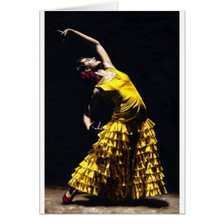 Cartão Un Momento Intenso del Flamenco