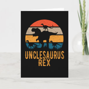 Cartão Unclesaurus Rex