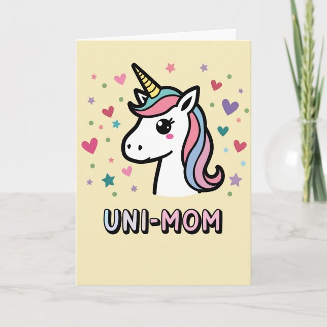 Cartão Uni Mom Celebration Art Card (Frente)
