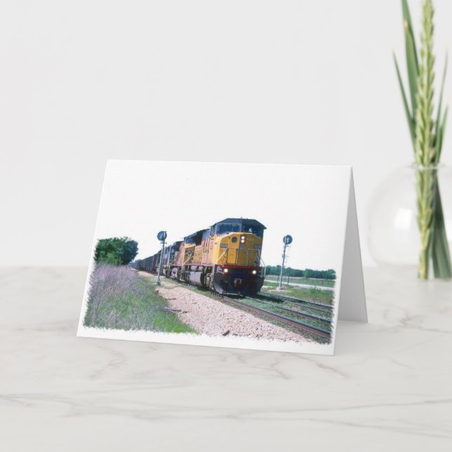 Cartão União o Pacífico Railroadiana (Frente)