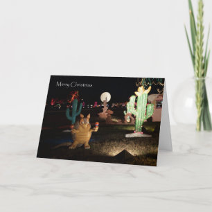 Cartão único de Natal Ocidental — Armadillo