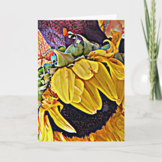 Cartão Único girassol