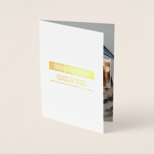 Cartão Único para Anúncio de Graduação