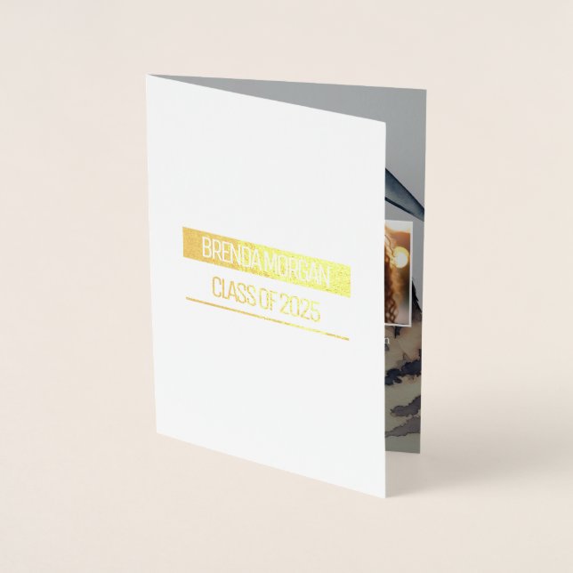 Cartão Único para Anúncio de Graduação (Frente)