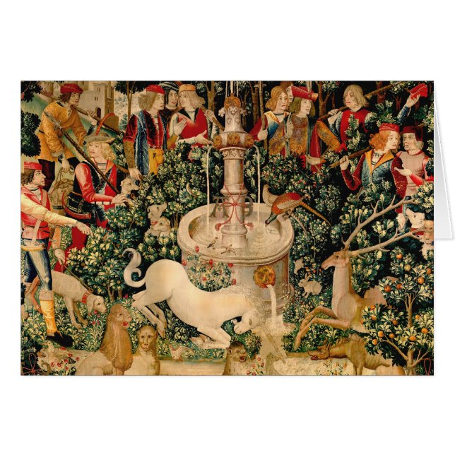 Cartão Unicorn Tapestries Encontrou Legenda Mítica (Frente Horizontal)