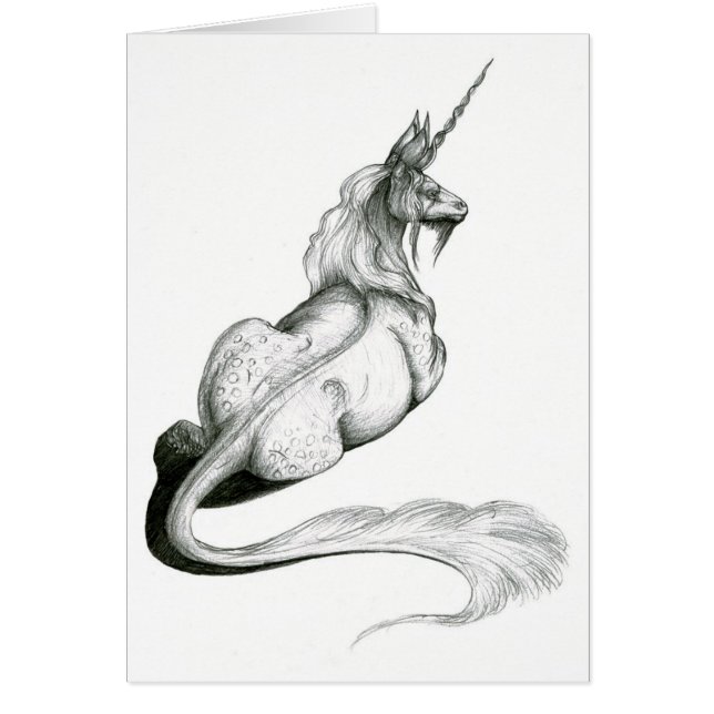 Cartão Unicórnio (Frente)