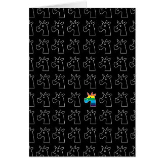 Cartão Unicórnio cumprido