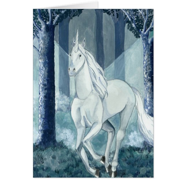 Cartão Unicórnio - unicorn (Frente)