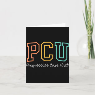 Cartão Unidade de Cuidados Progressivos Pcu Retro Rn Enfe