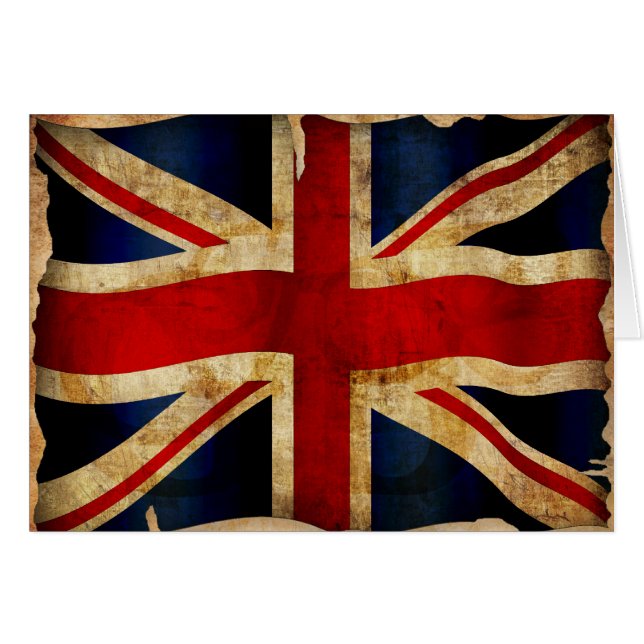 Cartão Union Jack (Frente Horizontal)