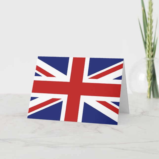 Cartão Union Jack (Frente)