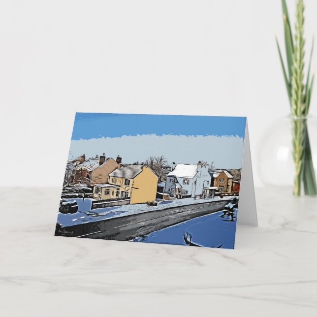 Cartão Union Street, Harthill com Woodall. (Frente)