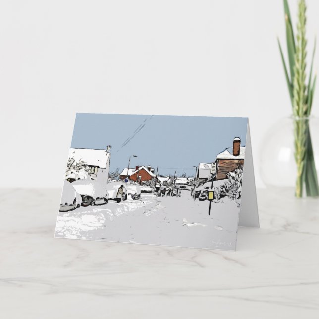 Cartão Union Street, Harthill com Woodall. (Frente)