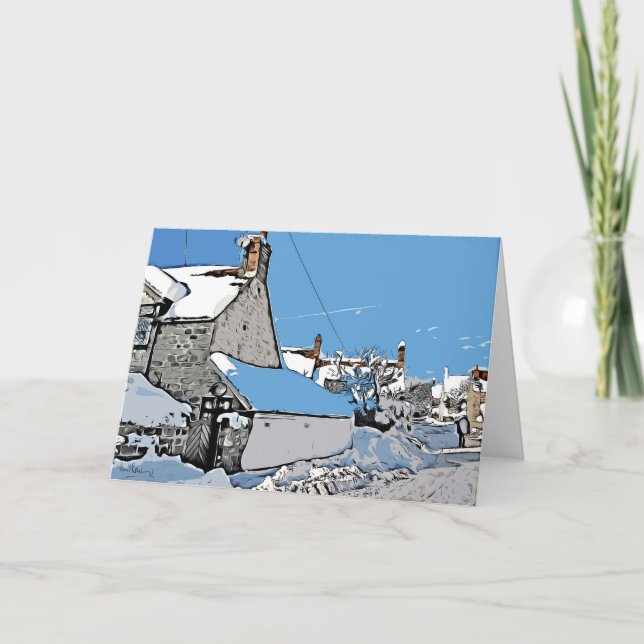 Cartão Union Street, Harthill com Woodall. (Frente)