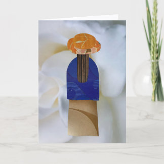 Cartão Unique Collage Earth Mama Belle Blank Card