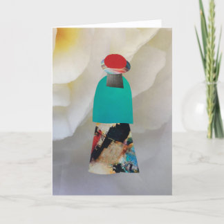 Cartão Unique Collage Earth Mama Cedar Blank Card