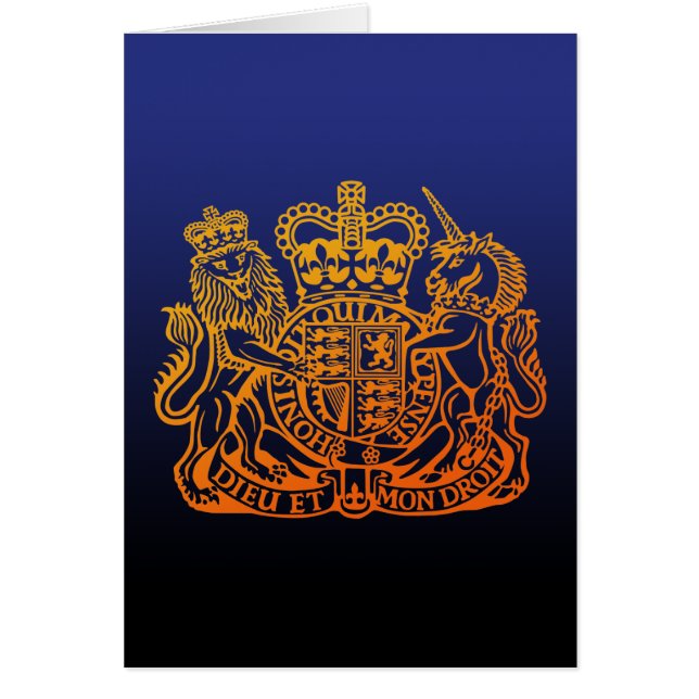 Cartão United Kingdom Seal (Frente)