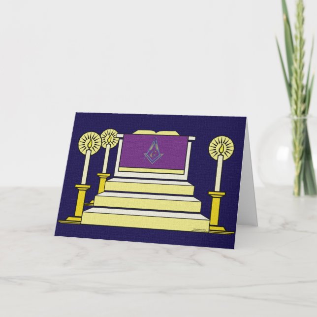 Cartão universal maçónico (Frente)