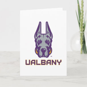Cartão Universidade de Albany Great Danes