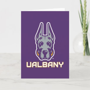 Cartão Universidade de Albany Great Danes
