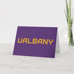 Cartão Universidade de Albany Wordmark