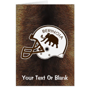 Cartão Universidade de Beringia Mammoth