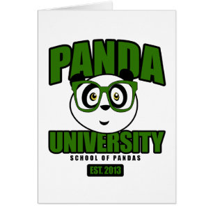 Cartão Universidade de Panda - Verde