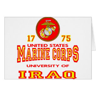 Cartão Universidade do Corpo do Marines dos Estados
