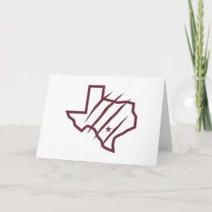 Cartão Universidade do Texas A&M - San Antonio Logotipo