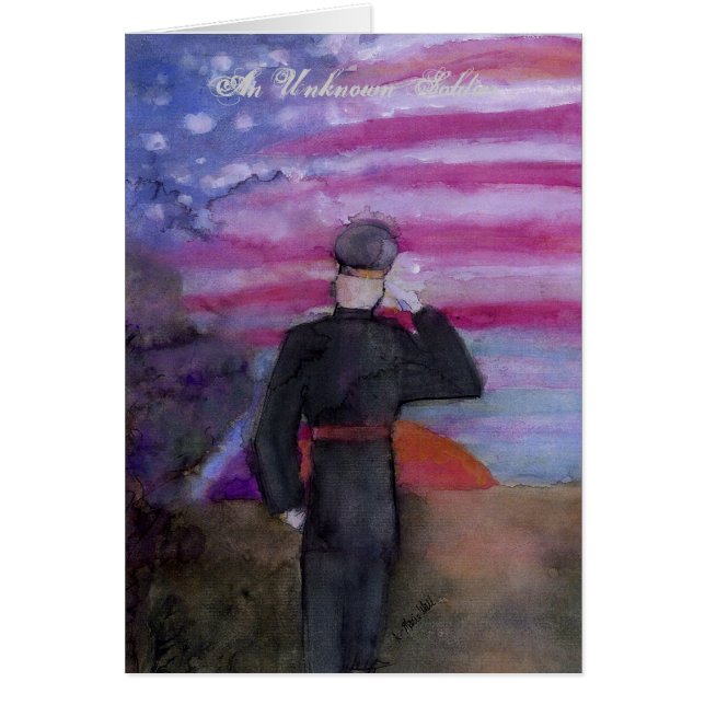 Cartão unknownsoldieri (Frente)