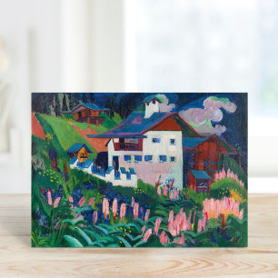 Cartão Unser Haus   Ernst Ludwig Kirchner