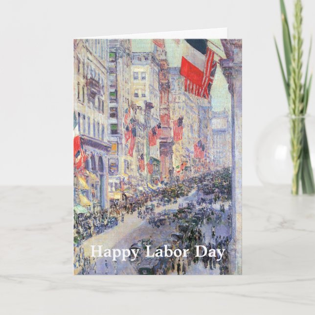 Cartão Up the Avenue from 34th Street, maio de 1917, por  (Frente)