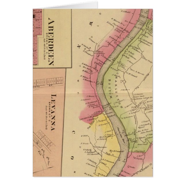 Cartão Upper Ohio River e Valley 2 (Frente)